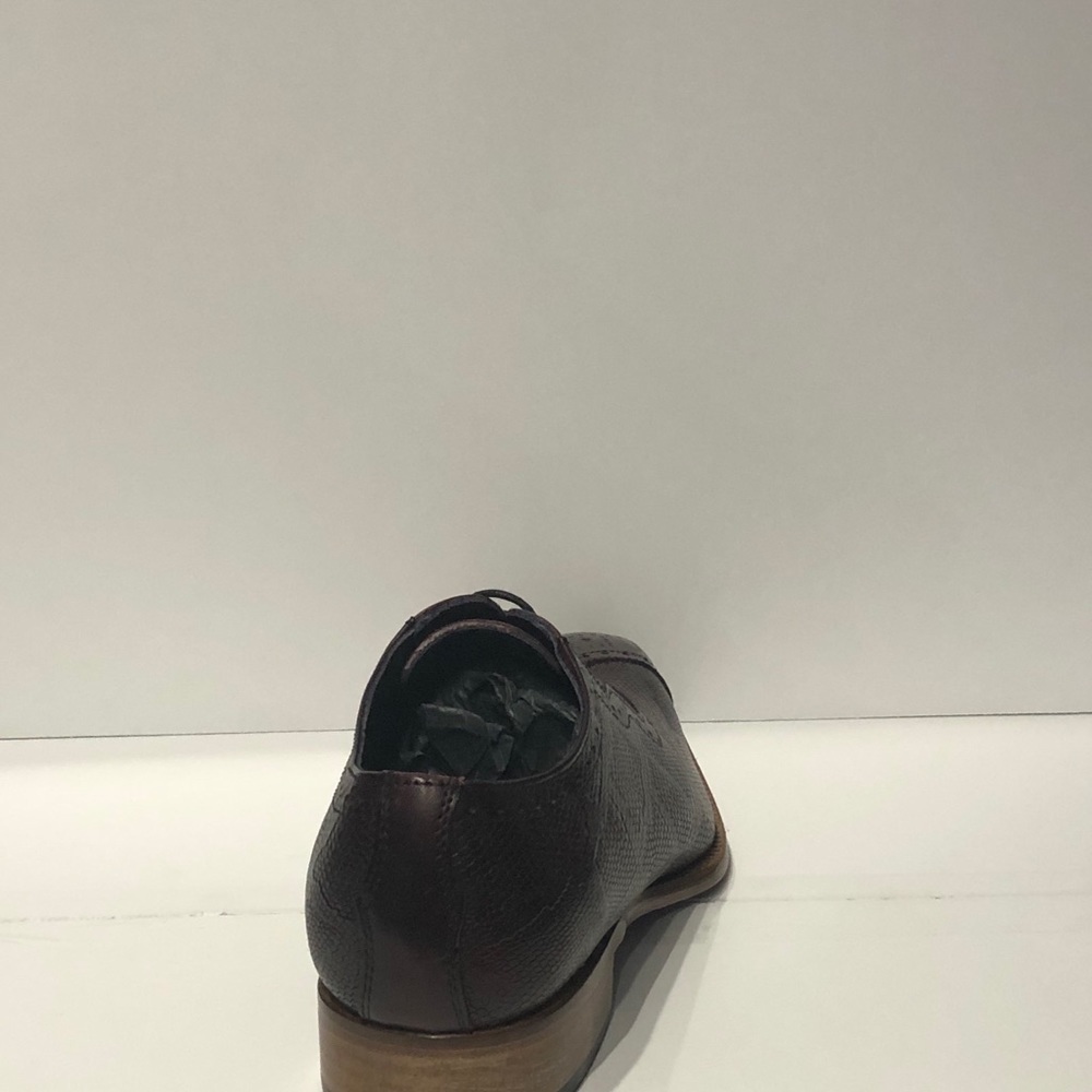 Duca shoes burgundy oxford point toe Atalian - Picture 4 of 5